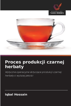 Paperback Proces produkcji czarnej herbaty [Polish] Book