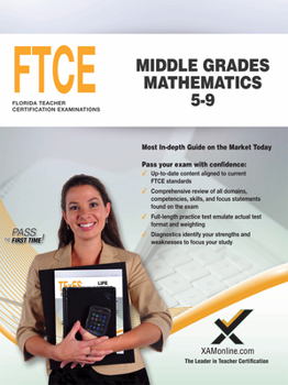 Paperback FTCE Middle Grades Mathematics 5-9 Book