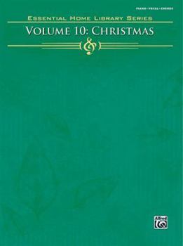 Paperback Essential Home Library, Vol 10: Christmas (Piano/Vocal/Chords) Book