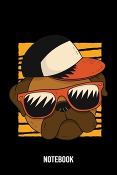 Notebook: Pug Notebook Blank Line Do Lover Journal Lined with Lines 6x9 120 Pages Checklist Record Book Cute Funny Dog Lovers Take Notes Gift for Dog ... Men Women Kids Christmas Gift for Pug Lover