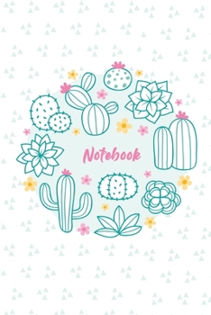 Notebook: Lined Notebook with Cactus Cover Cool Journal, Unique Diary, Bullet Journal, for Writing - 130 Pages - 6 x 9