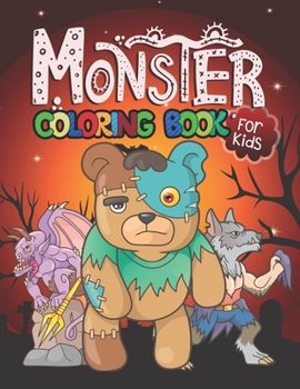 Paperback Monster Coloring Book for Kids Book