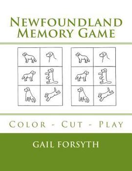 Paperback Newfoundland Memory Game: Color - Cut - Play Book