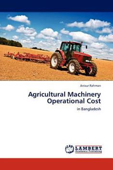 Paperback Agricultural Machinery Operational Cost Book