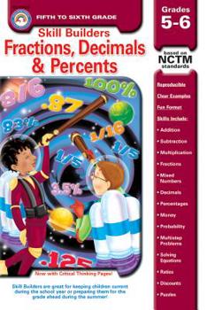 Paperback Fractions, Decimals, & Percents, Grades 5 - 6 Book
