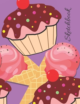 Sketchbook: Large 8.5x11 Sketchbook For Girls, 110 Pages For Doodling, Drawing, Sketching & Coloring