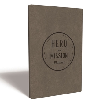 Imitation Leather Hero on a Mission Guided Planner Book