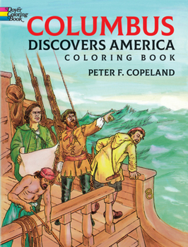 Paperback Columbus Discovers America Coloring Book