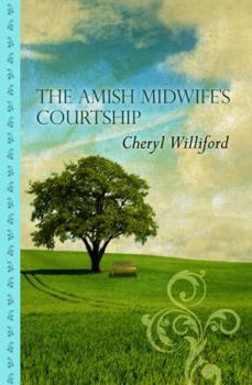 Hardcover The Amish Midwife's Courtship [Large Print] Book