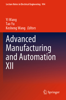 Paperback Advanced Manufacturing and Automation XII Book