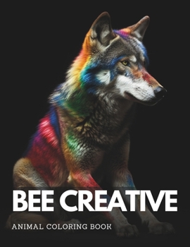 Paperback Bee Creative Animal Coloring Book For Adults: Stress Relieving Beautiful Animal Desings Book