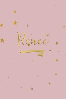 Renee: Personalized Journal to Write In | Rose Gold Line Journal