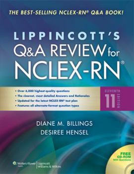 Paperback Lippincott's Q&A Review for NCLEX-RN: North American Edition Book
