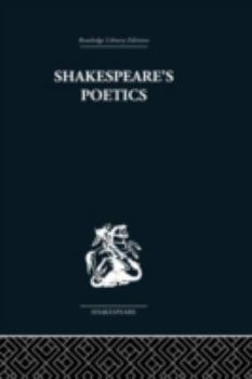 Hardcover Shakespeare's Poetics: In Relation to King Lear Book