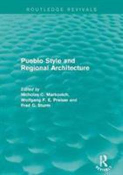 Paperback Pueblo Style and Regional Architecture (Routledge Revivals) Book