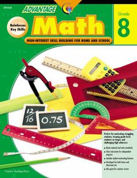 Paperback Advantage: Math, Gr. 8 Book
