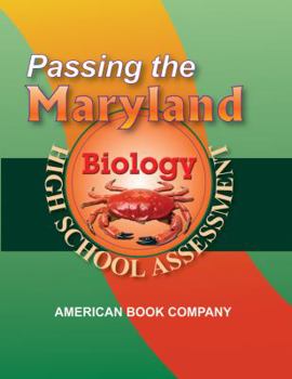 Paperback Passing the Maryland Biology High School Assessment Book