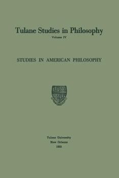 Paperback Studies in American Philosophy Book
