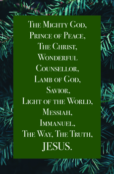 Misc. Christmas Bulletin: Jesus (Package of 100) Book