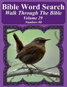 Paperback Bible Word Search Walk Through The Bible Volume 29: Numbers #8 Extra Large Print Book