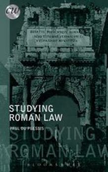 Paperback Studying Roman Law Book