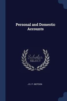 Paperback Personal and Domestic Accounts Book