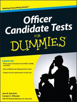 Paperback Officer Candidate Tests for Dummies Book
