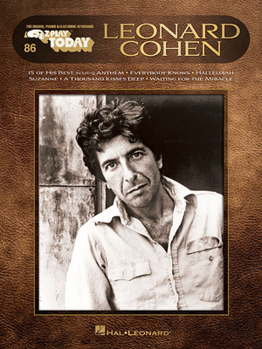 Leonard Cohen: E-Z Play Today #86 - Book  of the E-Z Play Today