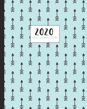 2020 Monthly & Weekly Planner: Cute cartoon love arrow Scandi art themed diary planner. Jan - December 2020. Feature packed with goal and habit ... year in pixels and timetable/schedule pages.