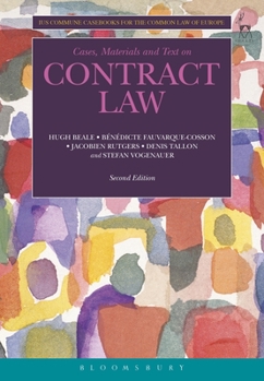 Contract Law: Ius Commune Casebooks for the Common Law of Europe - Book  of the Ius Commune Casebooks for the Common Law of Europe