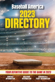 Paperback Baseball America 2023 Directory Book