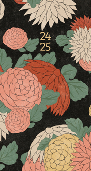 Calendar Floral Punch 2024 3.5 X 6.5 2-Year Pocket Planner Book