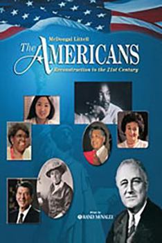 Hardcover The Americans Michigan: Student's Edition Reconstruction to the 21st Century 2009 Book