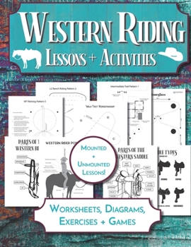 Paperback Western Riding Lessons & Activities: Horseback Lesson Plan and Worksheets for Equestrian Students & Riding Instructors Book