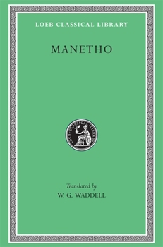 Hardcover Manetho [Greek, Ancient (To 1453)] Book