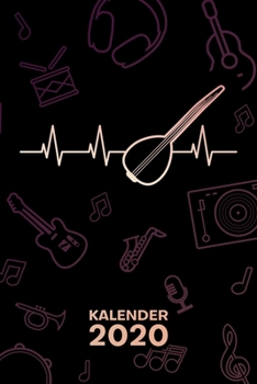 KALENDER 2020: A5 Musikinstrumente Terminplaner für Türkischer Gitarrist mit DATUM - 52 Kalenderwochen für Termine & To-Do Listen - Baglama ... Türkische Musik