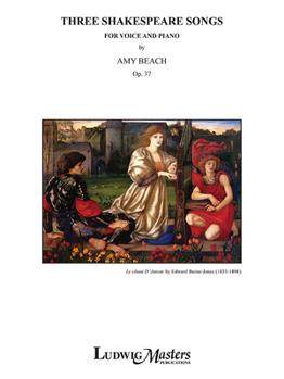 Paperback Three Shakespeare Songs, Op. 37: Part(s) (Master Vocal Series) Book