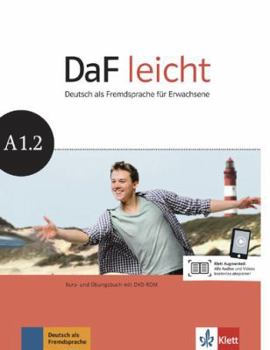 Paperback DaF leicht a1.2, libro del alumno y libro de ejercicios + dvd-rom [Polish] Book