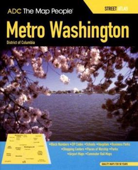 Paperback Metro Washington, DC Street Atlas Book