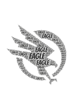 Eagle: Notebook, Journal | Lined Paper | 120 Pages DIN A5 (6 x 9") | Notes, Drawings, Planer, Diary, Organization | Word Cloud Present