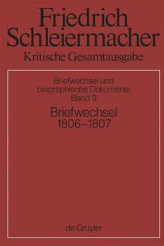 Hardcover Briefwechsel 1806-1807: (Briefe 2173-2597) (German Edition) [German] Book