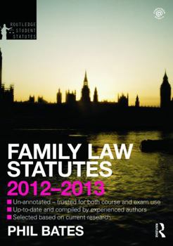 Paperback Family Law Statutes Book
