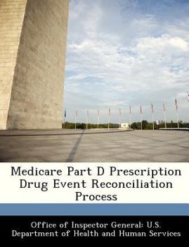 Paperback Medicare Part D Prescription Drug Event Reconciliation Process Book