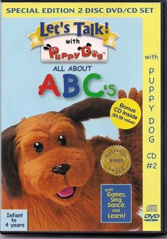 DVD Let's Talk with Puppy Dog All About ABC's Book