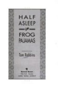 Hardcover Half Asleep in Frog Pajamas Book