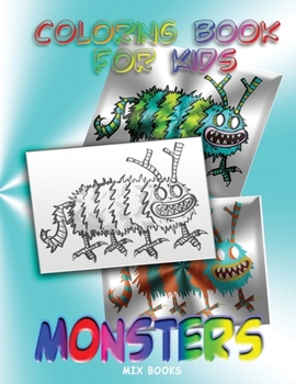 Paperback Coloring Book for Kids: Monsters Book