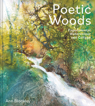 Hardcover Poetic Woods: Experimental Watercolour and Collage Book