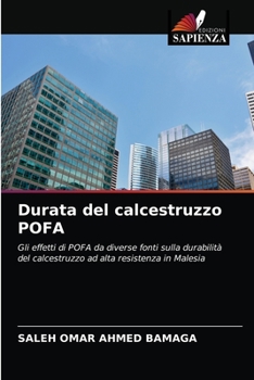 Paperback Durata del calcestruzzo POFA [Italian] Book