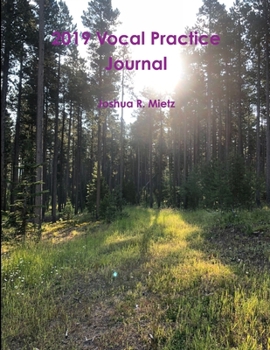 Cover for "2019 Vocal Practice Journal"