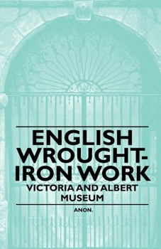 Paperback English Wrought-Iron Work - Victoria and Albert Museum Book